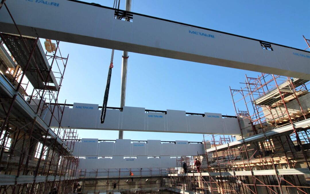 Assembly of MTR® Beams with wide spans
